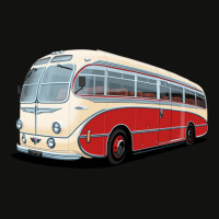 1952 Aec Regal Coach In White And Red Scorecard Crop Tee | Artistshot