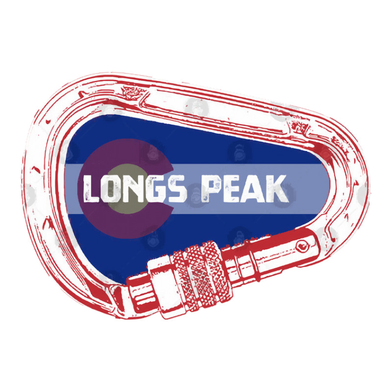 Longs Peak Climbing Carabiner Sticker | Artistshot