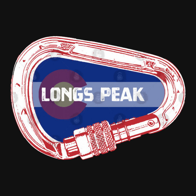 Longs Peak Climbing Carabiner Bicycle License Plate | Artistshot