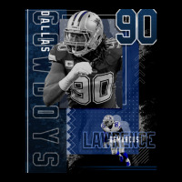 Demarcus Lawrence Football Paper Poster Cowboys 2 Women's V-neck T-shirt | Artistshot