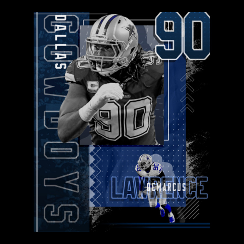 Demarcus Lawrence Football Paper Poster Cowboys 2 Women's V-Neck T-Shirt by JudyRowena | Artistshot