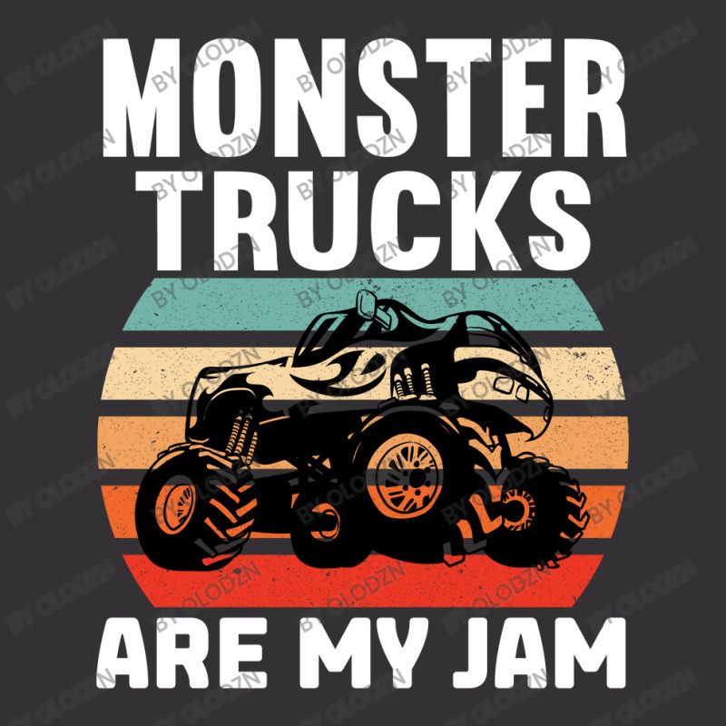 Monster Trucks Are My Jam Cool Monster Truck Vintage Short by Olodzn | Artistshot