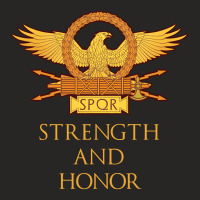 Strength And Honor (2) Ladies Fitted T-shirt | Artistshot