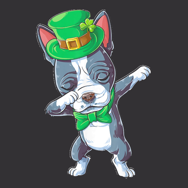 Boston Terrier T  Shirt St Patricks Day   Dabbing Boston Terrier Dab D Vintage Short | Artistshot