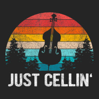 Just Cellin Cello Cellist Orchestra Musician Retro Unisex Hoodie | Artistshot