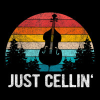 Just Cellin Cello Cellist Orchestra Musician Retro Lightweight Hoodie | Artistshot