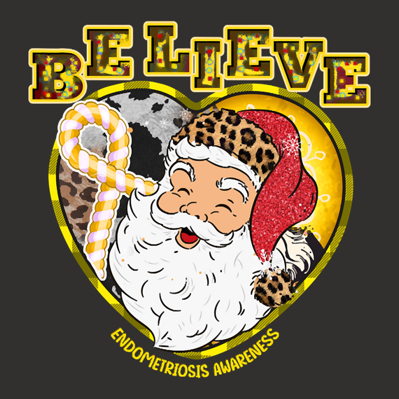 Endometriosis Awareness Awareness - Santa Believe Leopard Christmas (2 Champion Hoodie by greggjvandervor | Artistshot