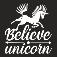 Believe Unicorn-85cxy Ladies Fitted T-shirt | Artistshot