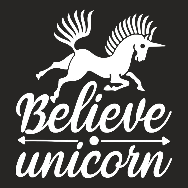 Believe Unicorn-85cxy Ladies Fitted T-Shirt by declangreenwood | Artistshot