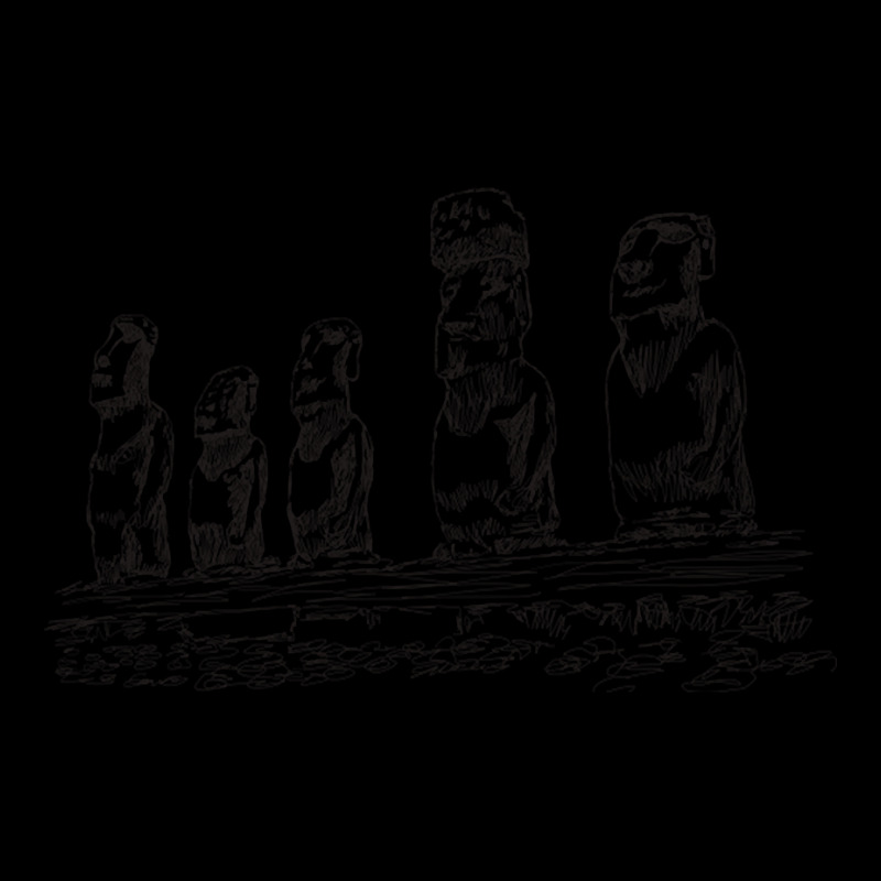 Easter Island Moai-tzh3v Women's V-Neck T-Shirt by Jerhogen528 | Artistshot