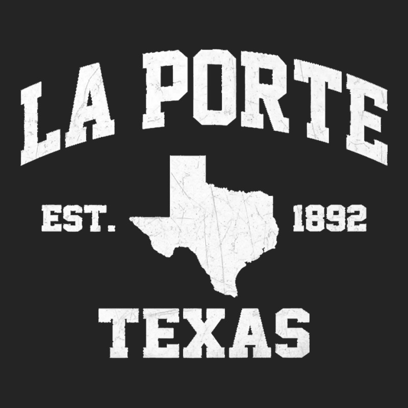 La Porte Texas Tx Vintage State Athletic Style Premium 3/4 Sleeve Shirt | Artistshot