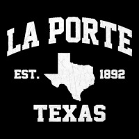 La Porte Texas Tx Vintage State Athletic Style Premium Zipper Hoodie | Artistshot