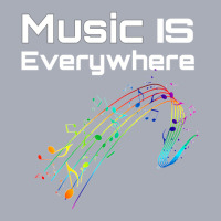 Music Is Everywhere - Funny On Demand 1 Tank Dress | Artistshot