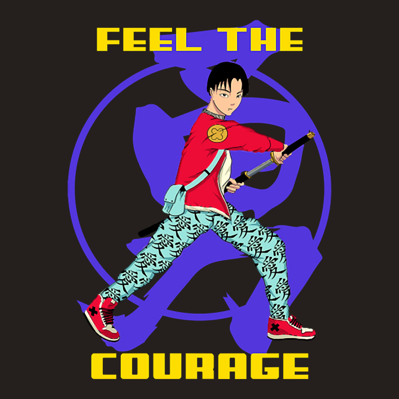 Feel The Courage, Anime Warrior Tank Top | Artistshot