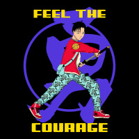 Feel The Courage, Anime Warrior V-neck Tee | Artistshot