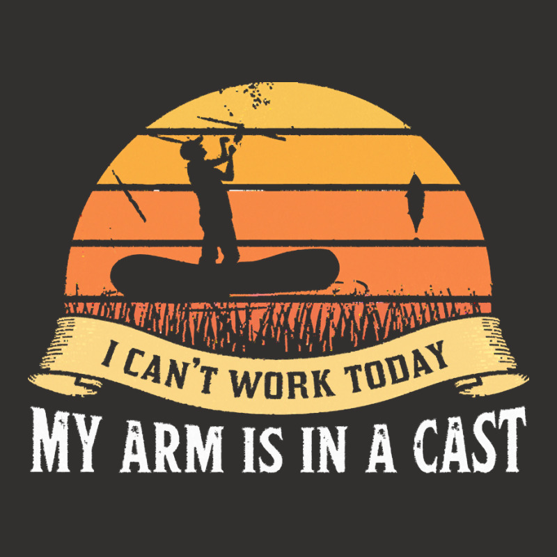 Fishing T  Shirt My Arm Is In A Cast Fisherman Fishing Lake Gifts T  S Champion Hoodie | Artistshot