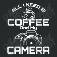 All I Need Is Coffee And My Camera Women's Triblend Scoop T-shirt | Artistshot