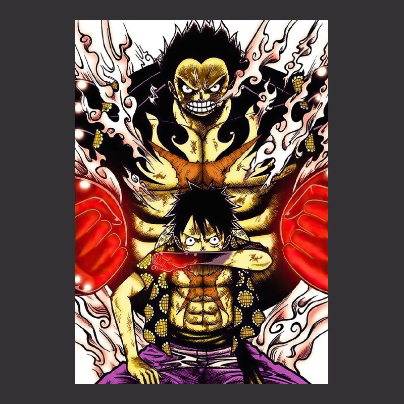 Luffy, With Gear 4 Vintage Short | Artistshot