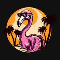 Flamingo Bird Sunset Baby Bibs | Artistshot