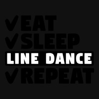 Eat, Sleep, Line Dance, Repeat Baby Bibs | Artistshot