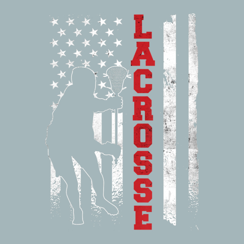 Lacrosse American Flag Lax Lacrosse Lacrosse Player Unisex Sherpa-Lined Denim Jacket by Min06 | Artistshot