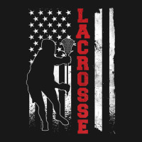 Lacrosse American Flag Lax Lacrosse Lacrosse Player Flannel Shirt | Artistshot