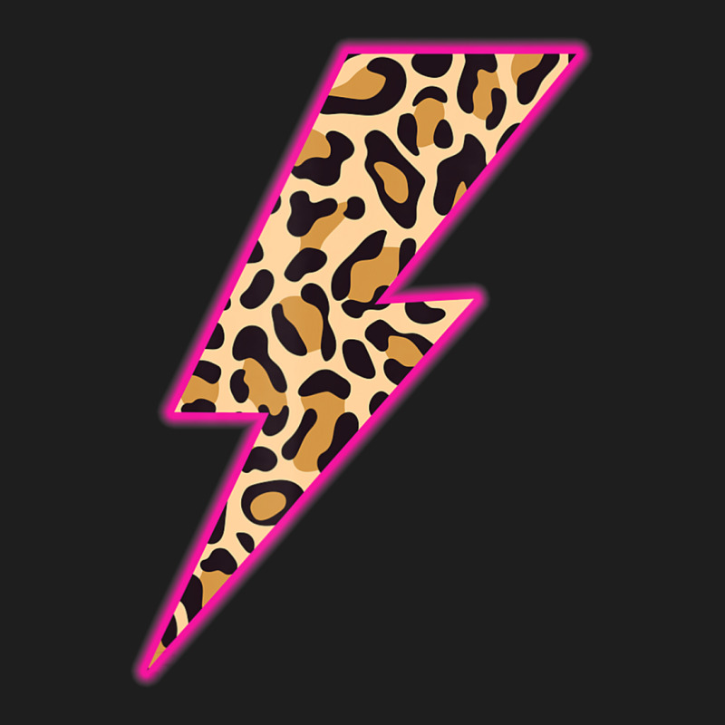 Leopard Lightning Bolt Cheetah Thunder Animal Print Classic T-shirt by Min06 | Artistshot