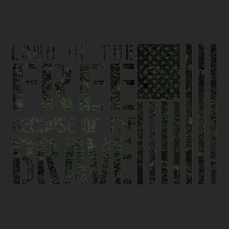 Land Of The Free, Because Of The Brave Memorial Day Printed hat by seifertmurryq3jmxs | Artistshot