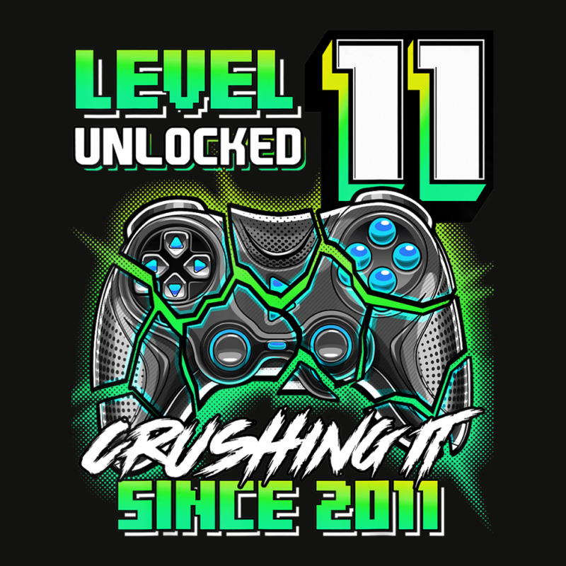 Level 11 Unlocked Crushing It 2011 Video Game 11th Birthday Scorecard Crop Tee by rastyrocl | Artistshot