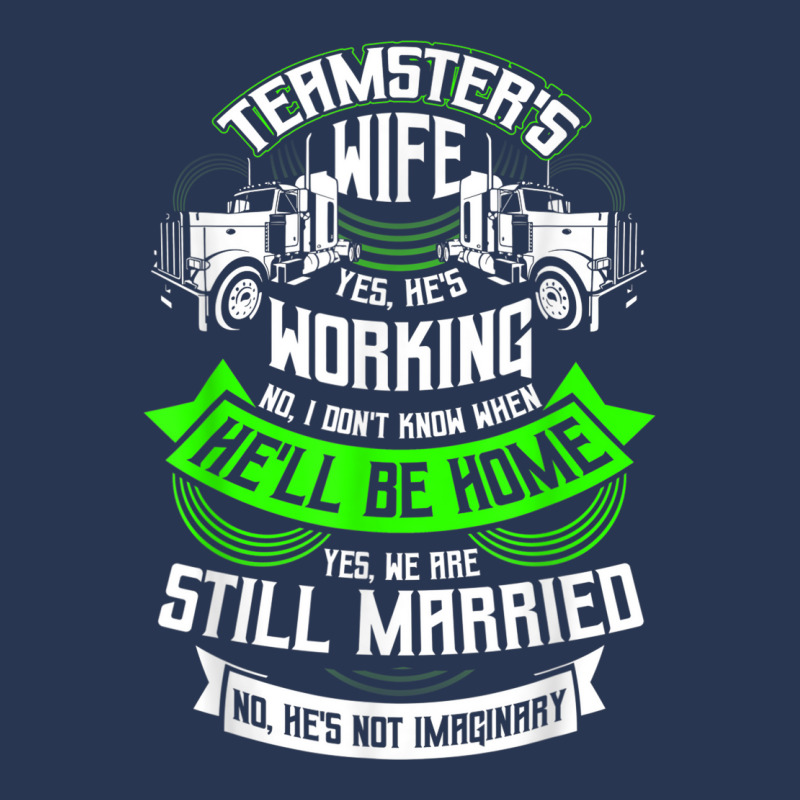 Teamster's Wife T Shirt, Truck Driver Husband T Shirt Men Denim Jacket by ESTAULS | Artistshot