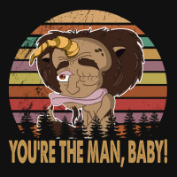 Big Mouth Retro Vintage You Are The Man Baby Beanies | Artistshot