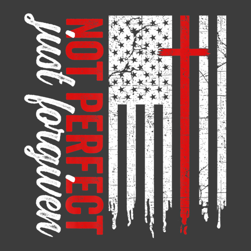 Not Perfect Just Forgiven Christian God Jesus American Flag Men's Polo Shirt | Artistshot