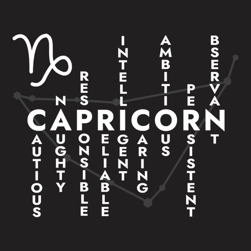 Capricorn Sign T-shirt | Artistshot