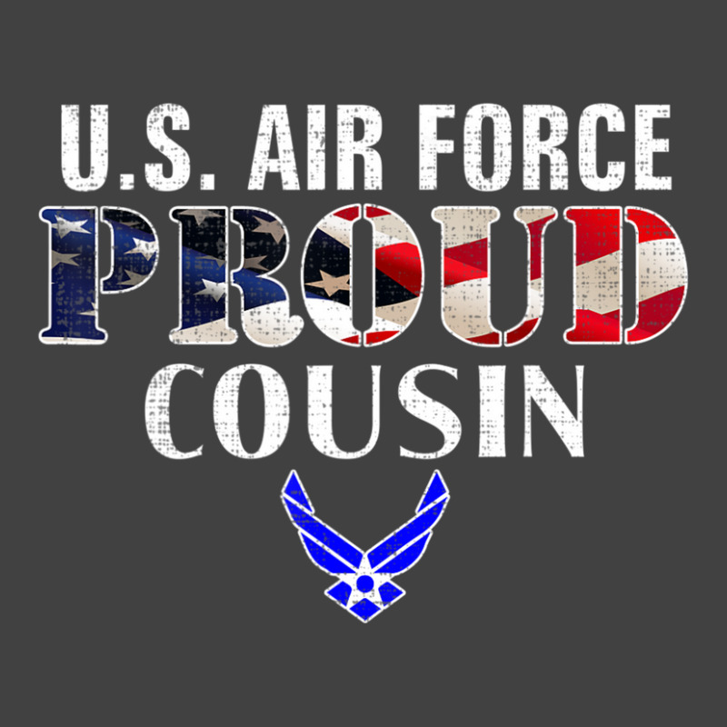 Us Proud Air Force Cousin With American Flag Veteran Vintage T-Shirt by seifertmurryq3jmxs | Artistshot