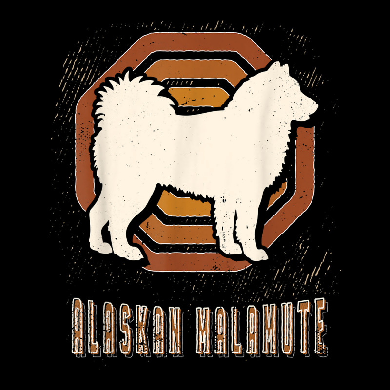 Alaskan Malamute Vintage Retro Classic Dog Love T Shirt Baby Bibs | Artistshot