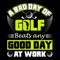 A Bad Day Of Golf Beats Any Good Day At Work Men's 3/4 Sleeve Pajama Set | Artistshot