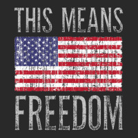 Veteran American Flag Patriotic This Means Freedom Toddler T-shirt | Artistshot