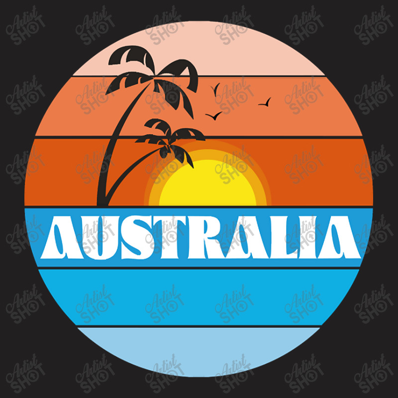 Australian 80s Sunset T-shirt | Artistshot