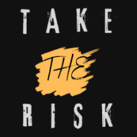 Take The Risk Metal Print Horizontal | Artistshot