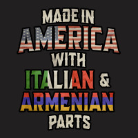 Italian And Armenian Made In America Mix Heritage Vintage T-shirt | Artistshot