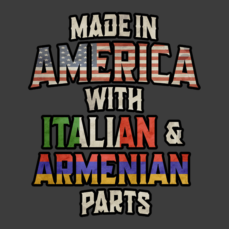 Italian And Armenian Made In America Mix Heritage Vintage Men's Polo Shirt by poppyallen | Artistshot