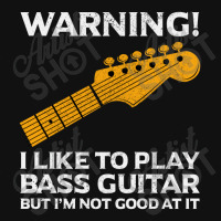 Bass Guitar Player Music Musician Bassist Funny Baby Bibs | Artistshot