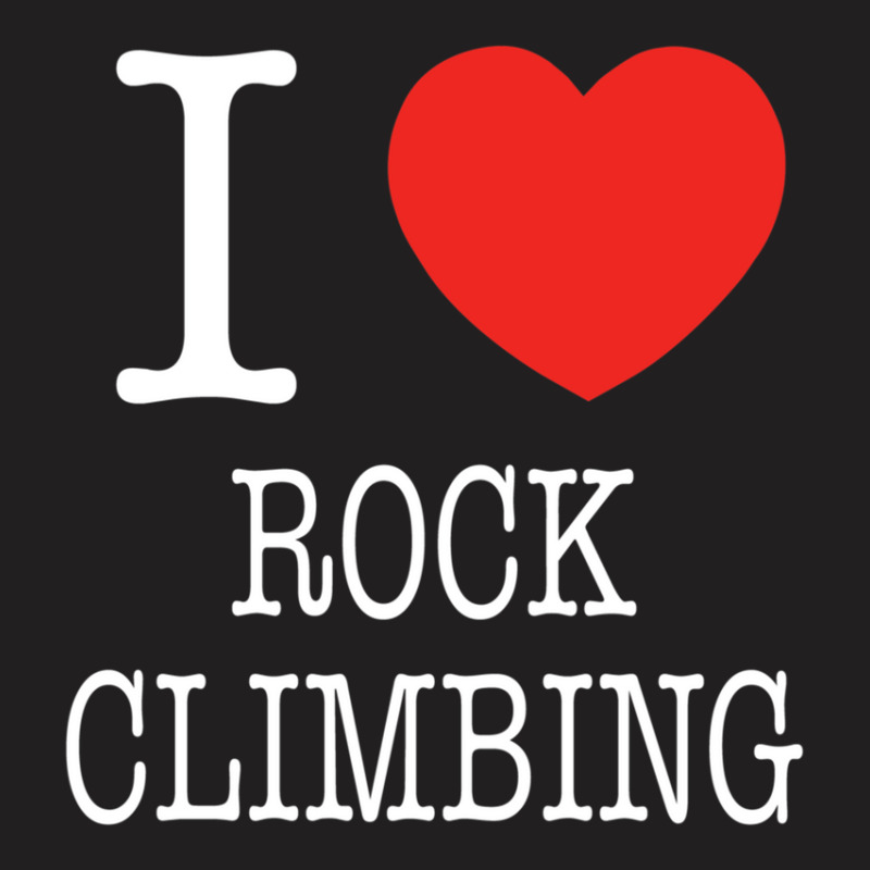 I Heart Rock Climbing T-shirt | Artistshot