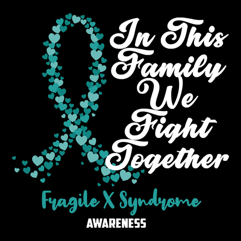 Fragile X Syndrome Awareness In This Family We Fight Together Women's V-Neck T-Shirt by Jerhogen528 | Artistshot