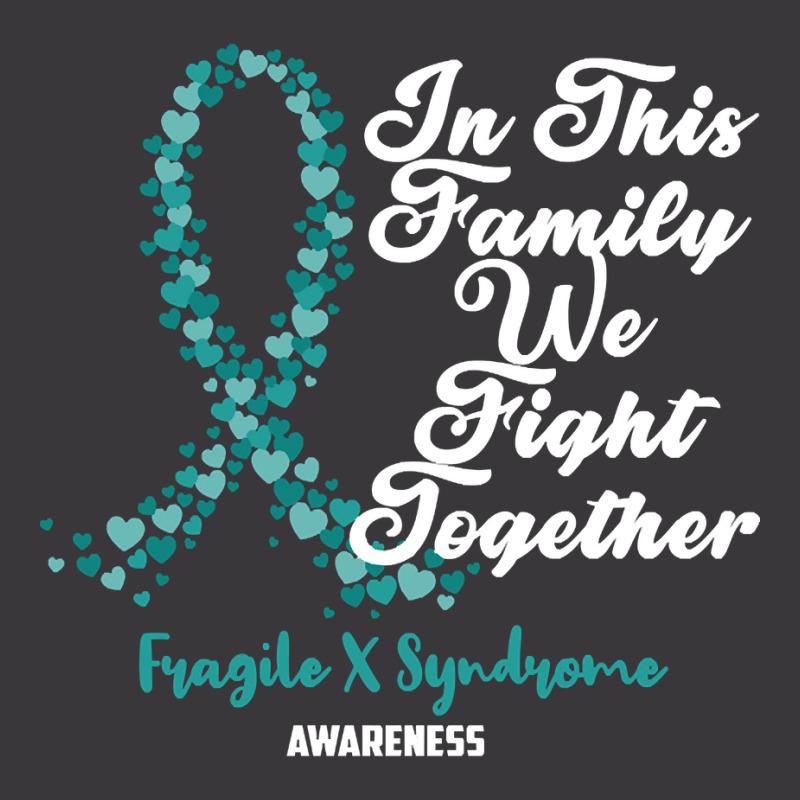 Fragile X Syndrome Awareness In This Family We Fight Together Ladies Curvy T-Shirt by Jerhogen528 | Artistshot