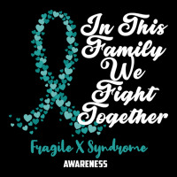 Fragile X Syndrome Awareness In This Family We Fight Together Cropped Sweater | Artistshot