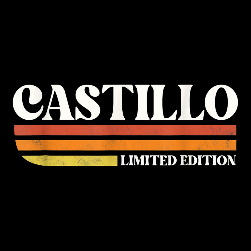 Castillo Surname Funny Reunion Retro Vintage 70s 80s Birthda T Shirt Adjustable Cap | Artistshot