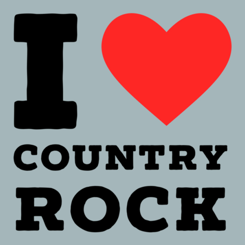 I Love Country Rock Unisex Sherpa-lined Denim Jacket | Artistshot