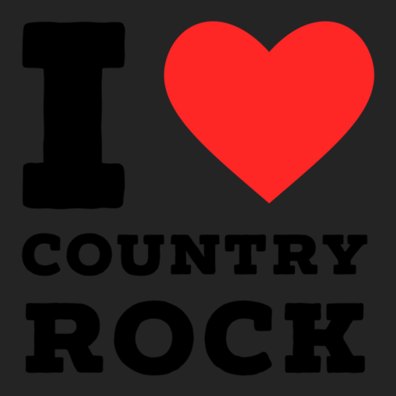 I Love Country Rock 3/4 Sleeve Shirt | Artistshot