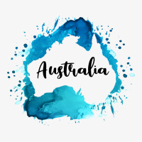 Australia Watercolor Map For Light Ladies Fitted T-shirt | Artistshot